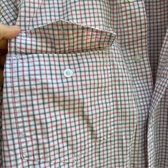 CODY JAMES Men’s Red Plaid Long Sleeve Button Down Pockets Size Large - Picture 8 of 12